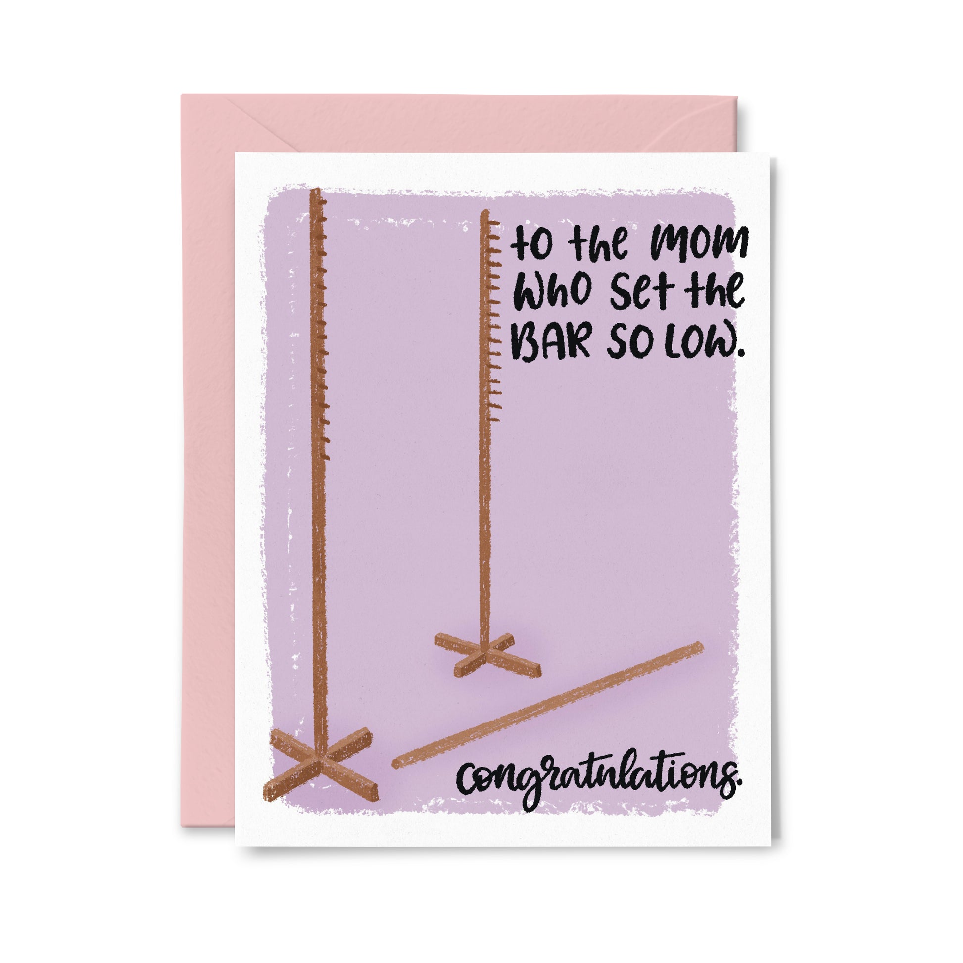 Set the Bar Low Greeting Card