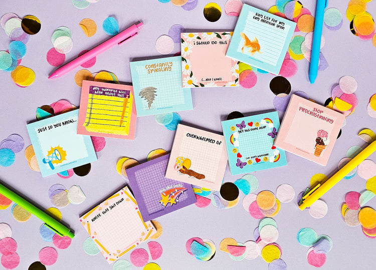 Overwhelmed AF Sticky Pad