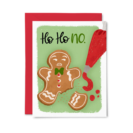 Ho Ho No Greeting Card