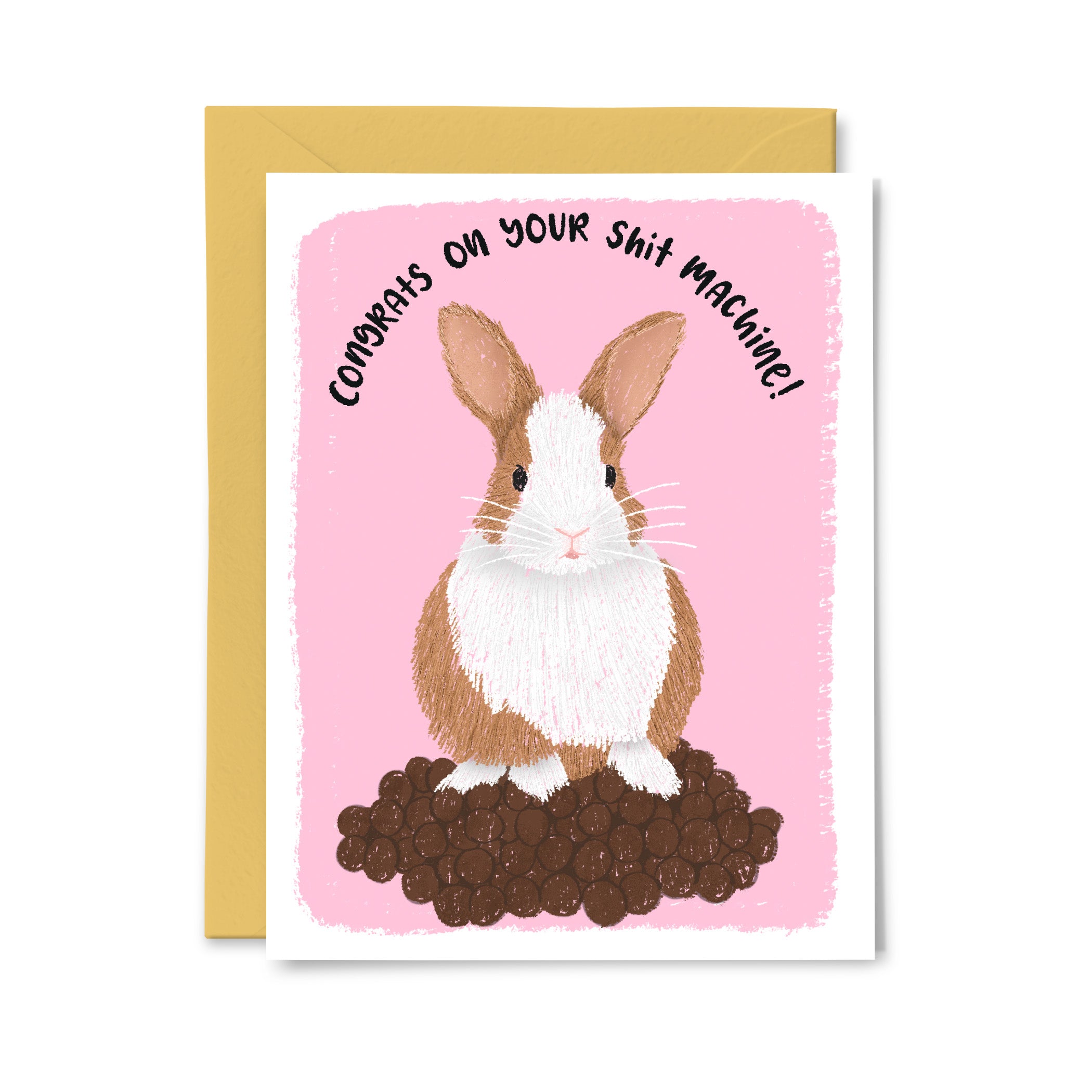 Congrats on your Shit Machine Greeting Card
