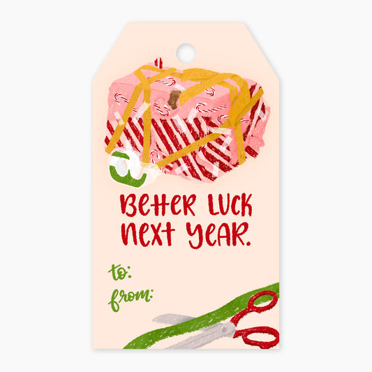 Better Luck Next Year Gift Tag Set