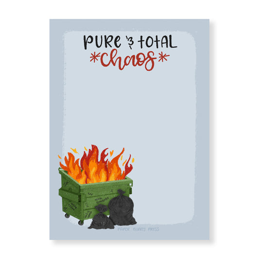 Pure and Total Chaos Notepad