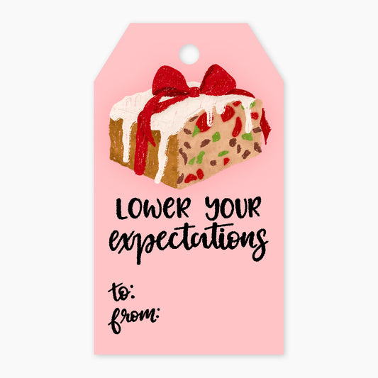 Lower Your Expectations Gift Tag Set