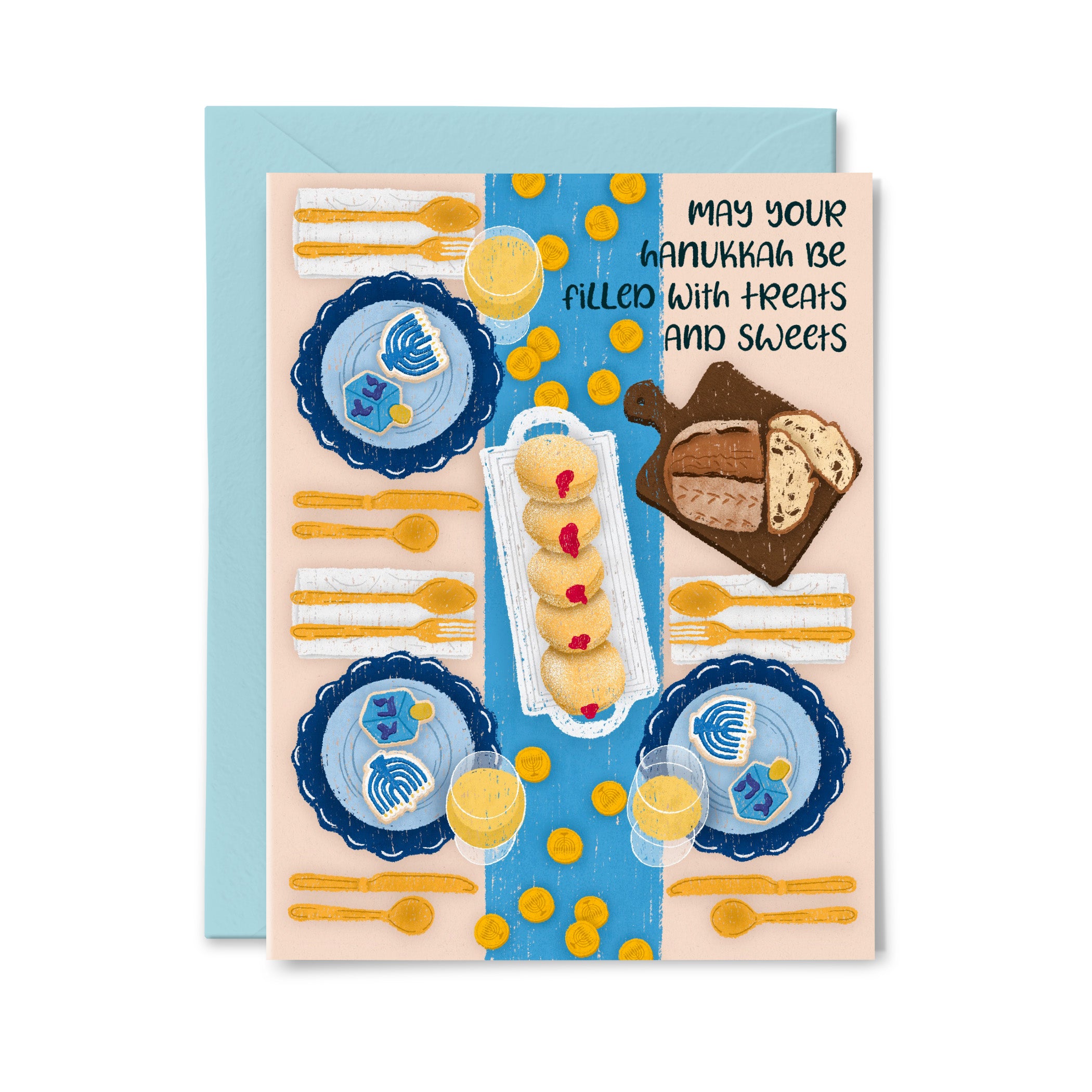 Hope Your Hanukkah is Filled with Treats Greeting Card