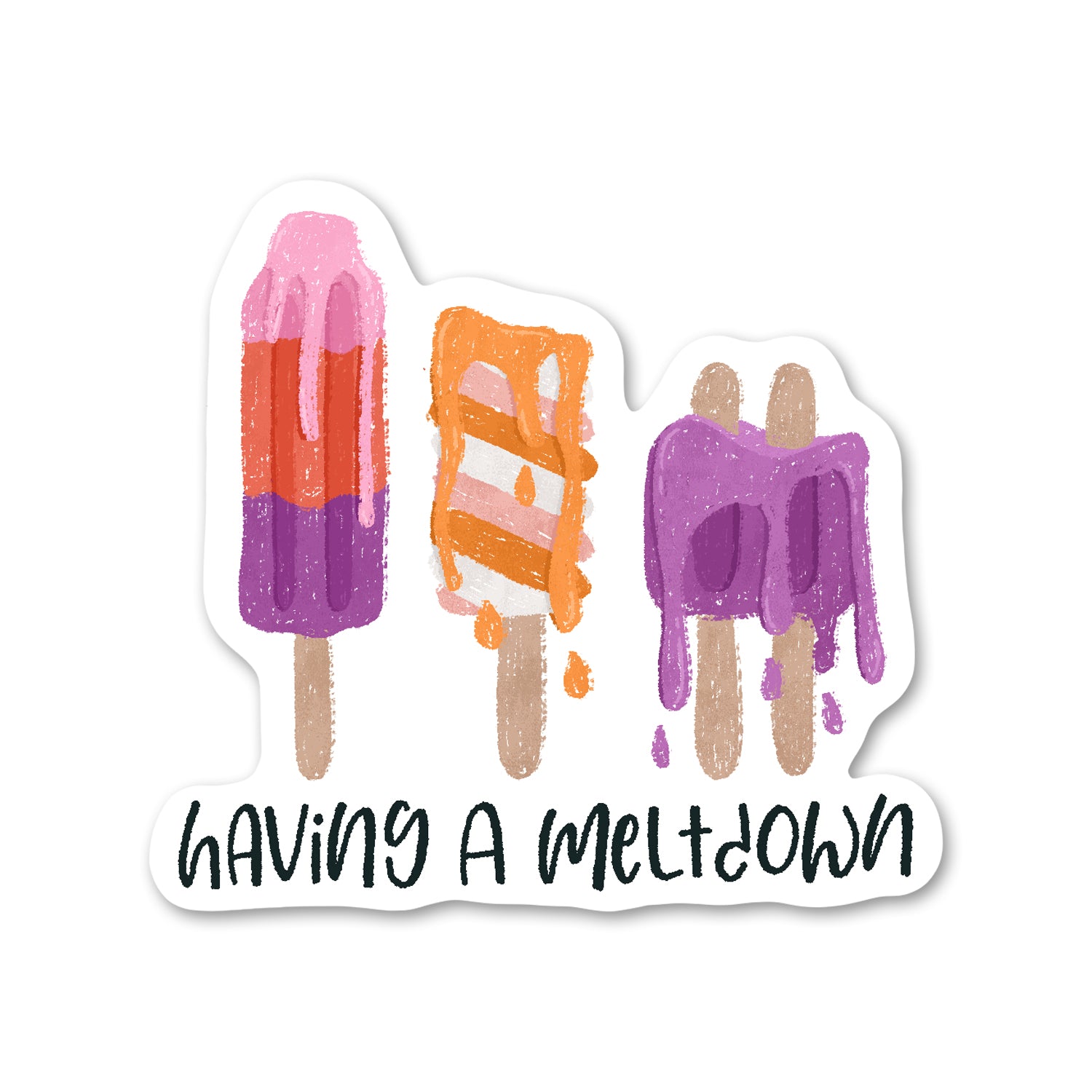 Having a Meltdown Sticker
