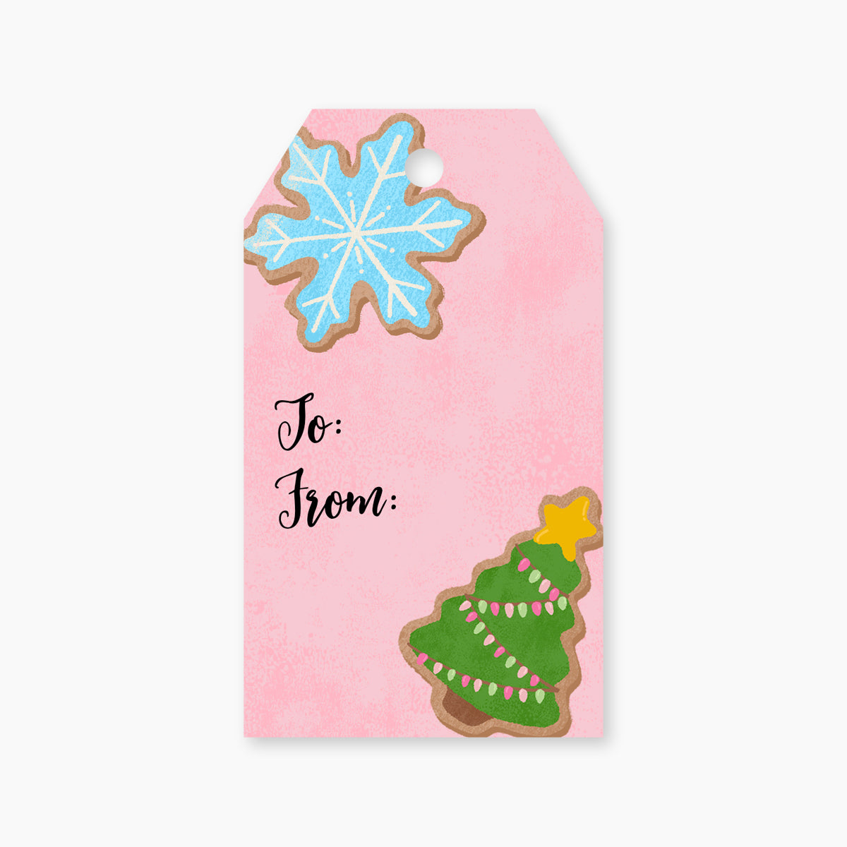 Christmas Cookie Gift Tag Set