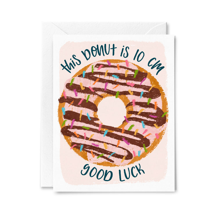 10 CM Donut Greeting Card