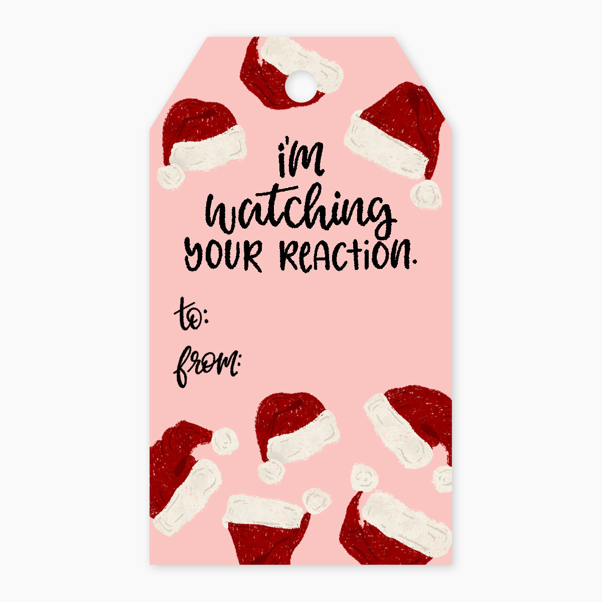 Watching Your Reaction Gift Tag Set