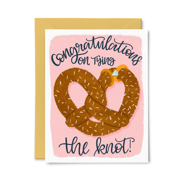 Tying the Knot Greeting Card