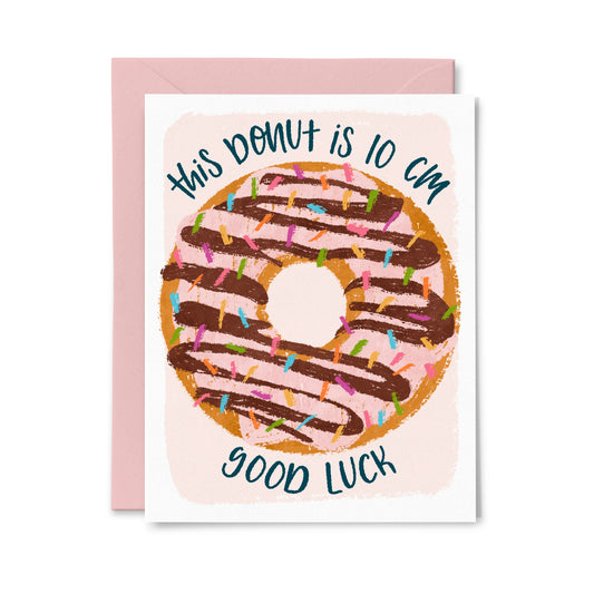 10 CM Donut Greeting Card
