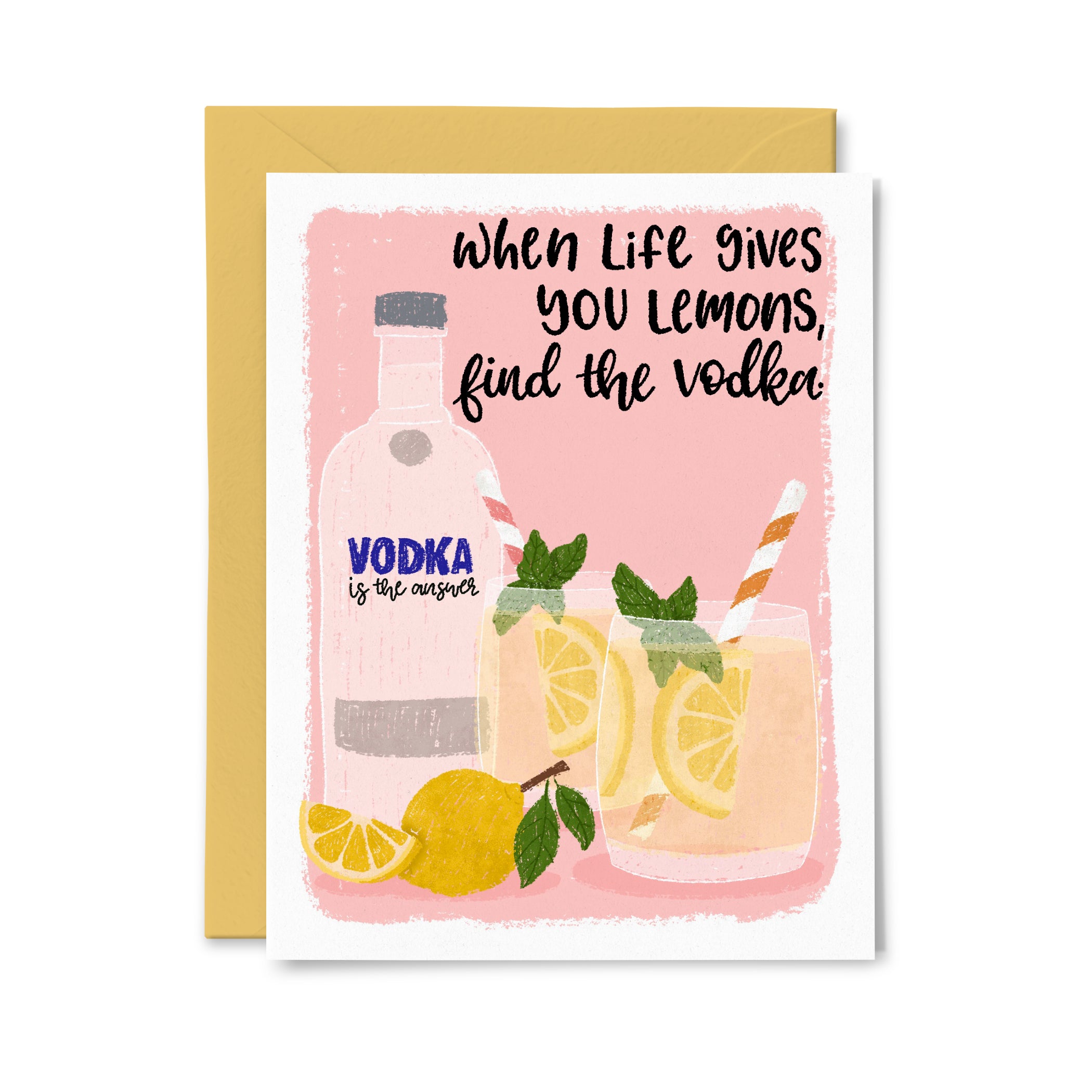 Find the Vodka Greeting Card