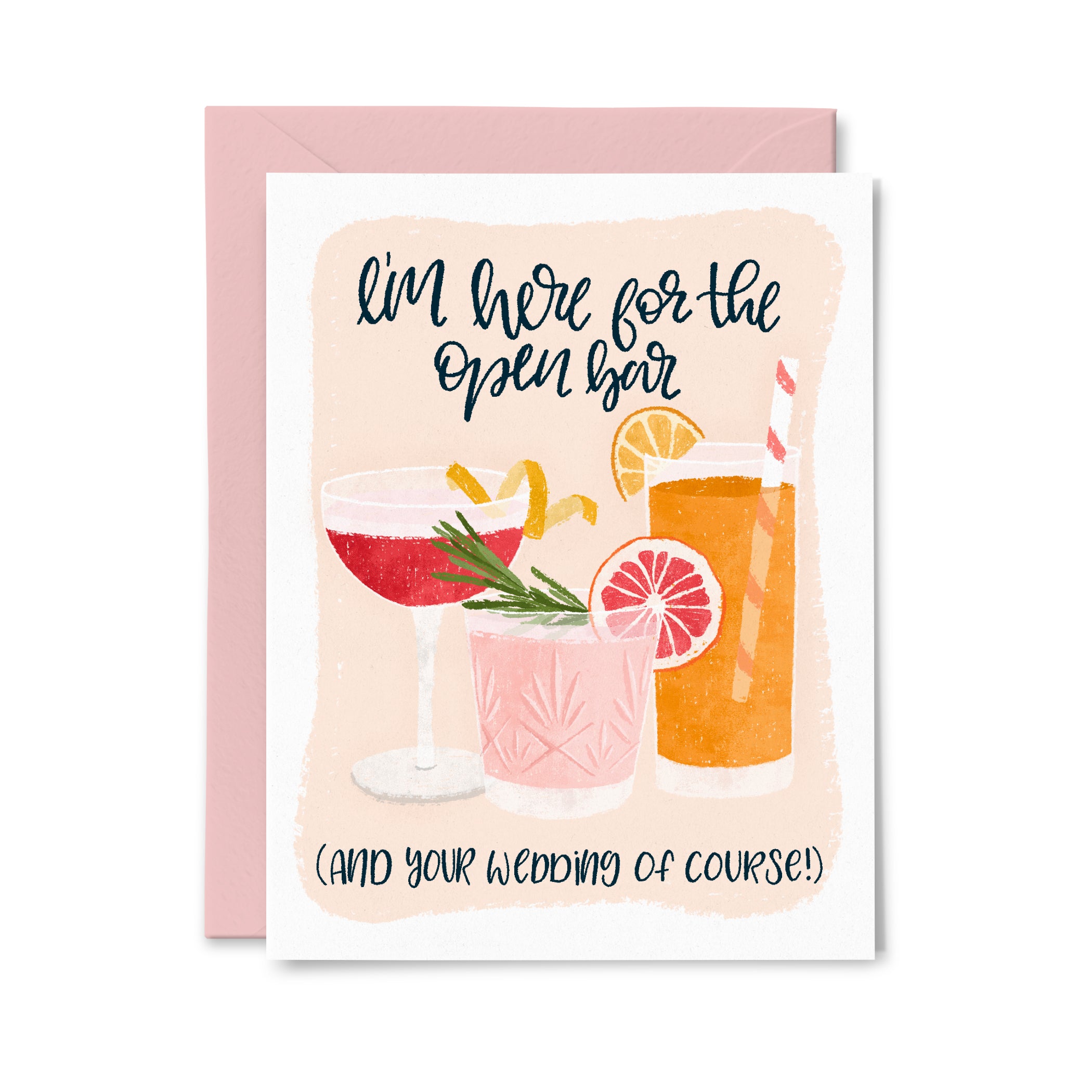 Open Bar Greeting Card