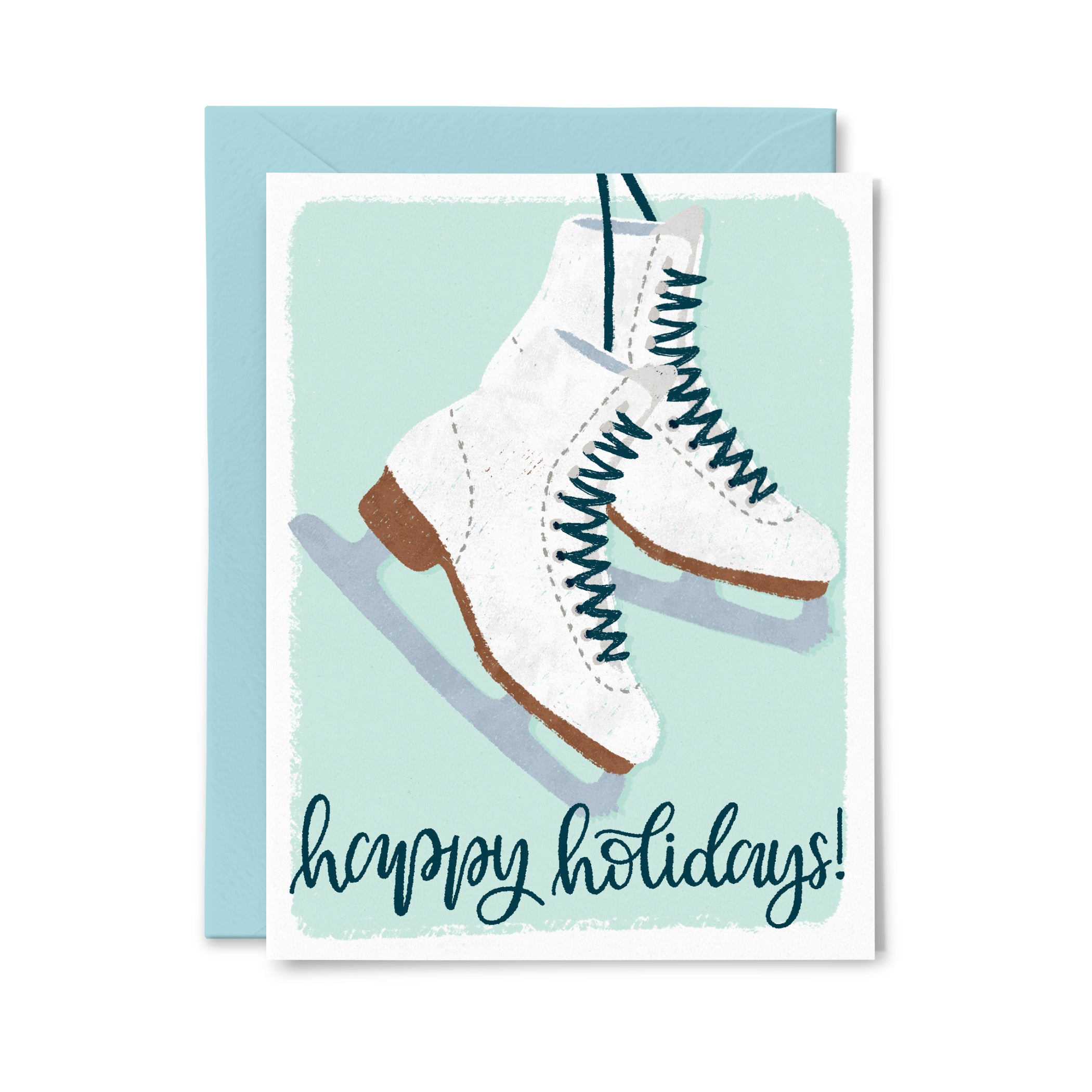 Ice Skates Greeting Card