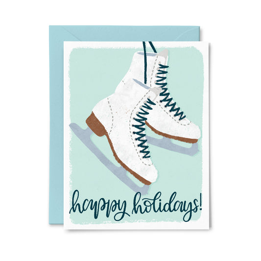 Ice Skates Greeting Card