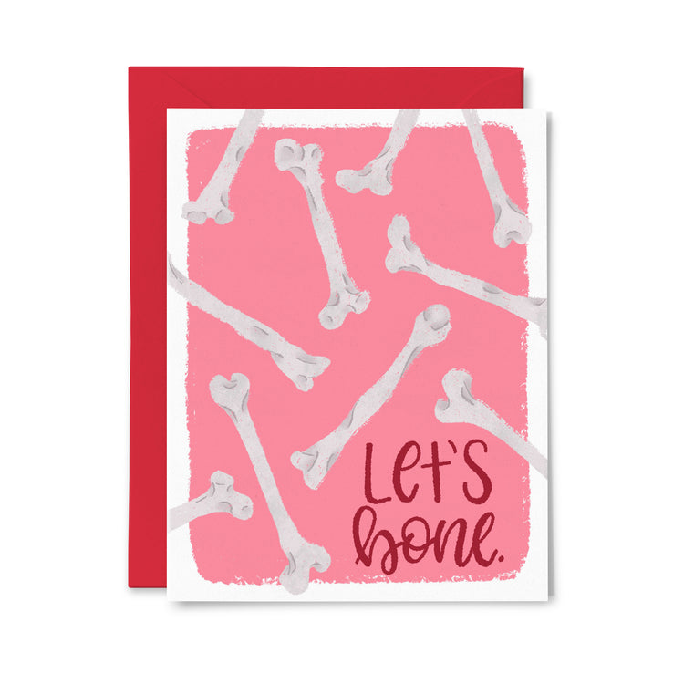 Let's Bone Greeting Card