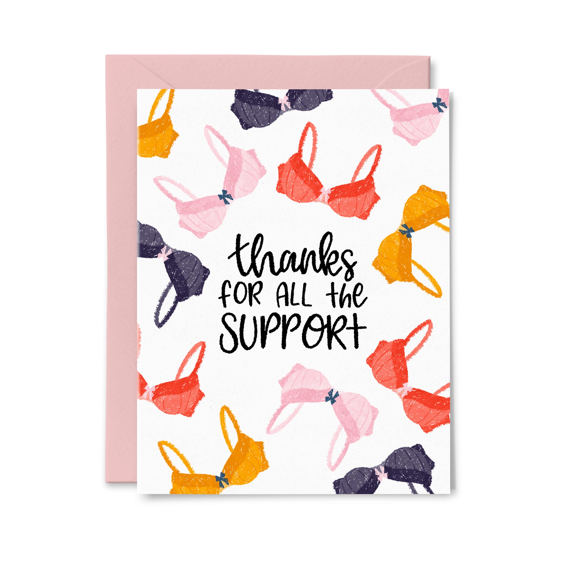 Thanks for all the Support Greeting Card
