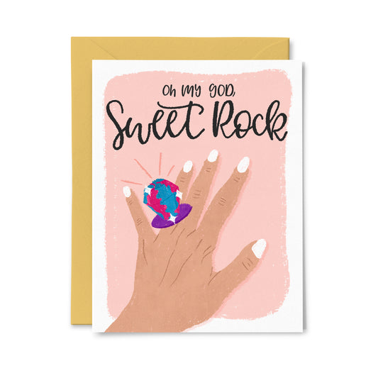 Sweet Rock Greeting Card