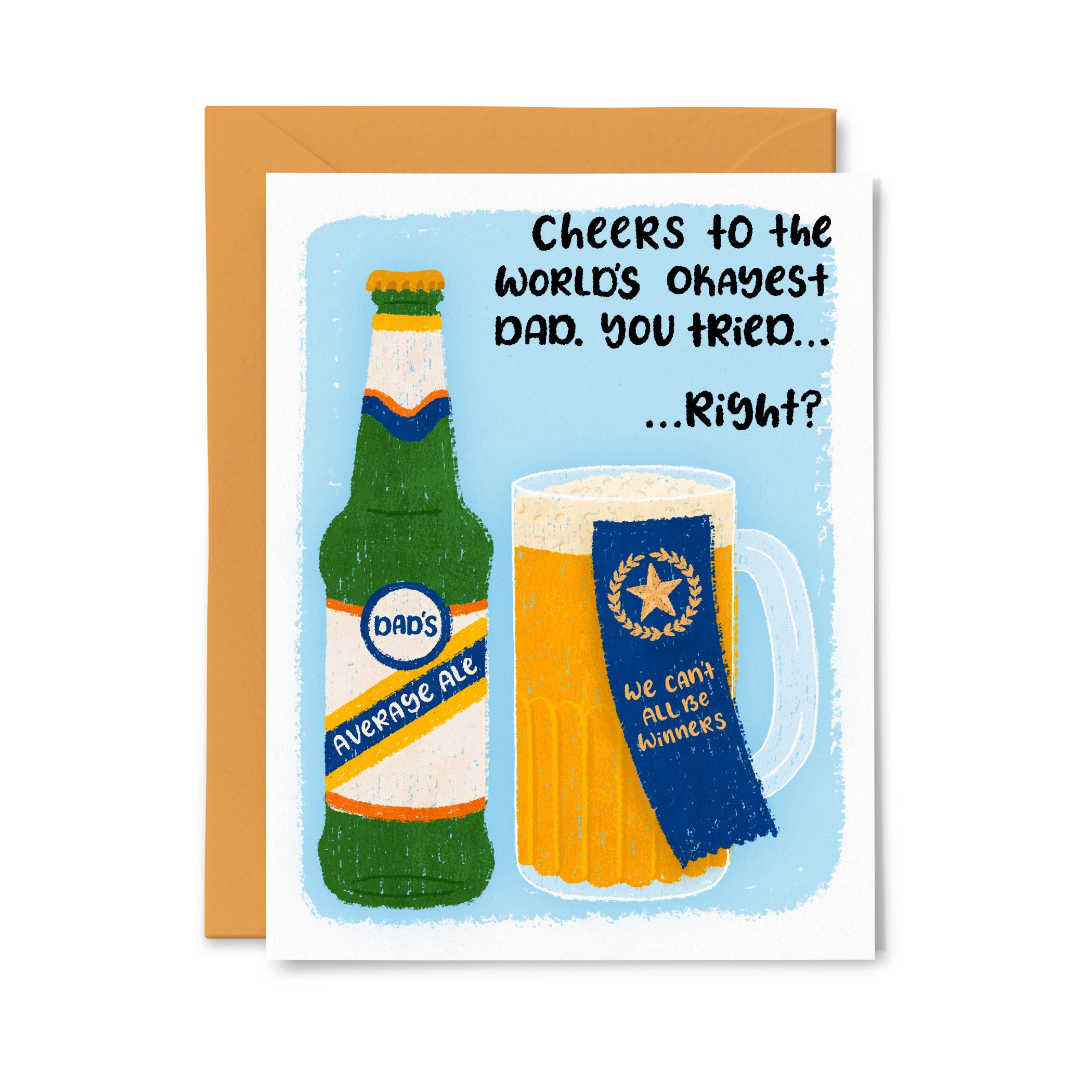 Okayest Dad Greeting Card