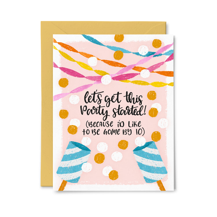 Home By 10 Greeting Card