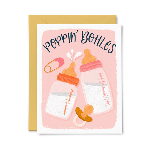 Poppin' Bottles Greeting Card