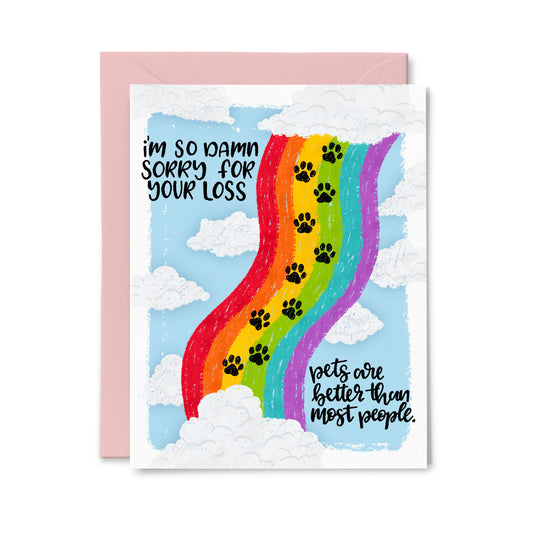 Pet Loss Greeting Card