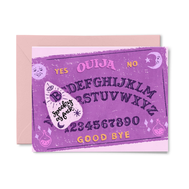 Spooky AF Oujia Board Greeting Card