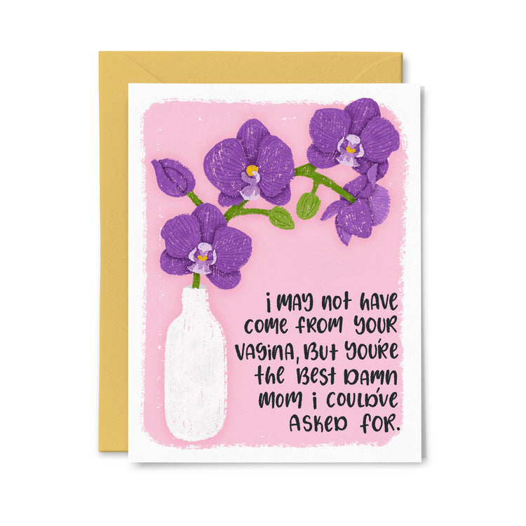 Didn't come from your vagina Greeting Card