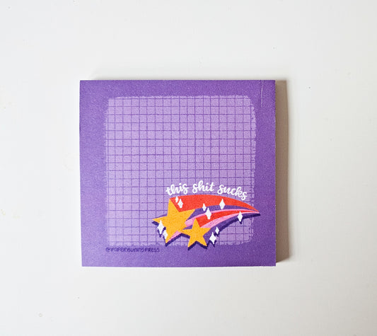 B GRADE - This Shit Sucks Sticky Pad