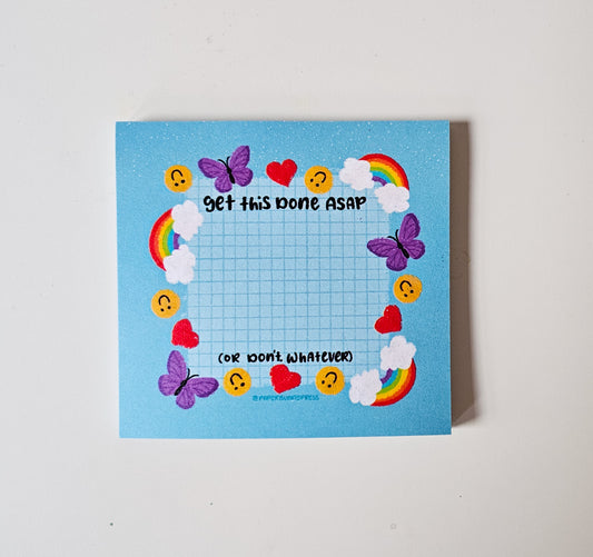B GRADE - Get This Done ASAP Sticky Pad