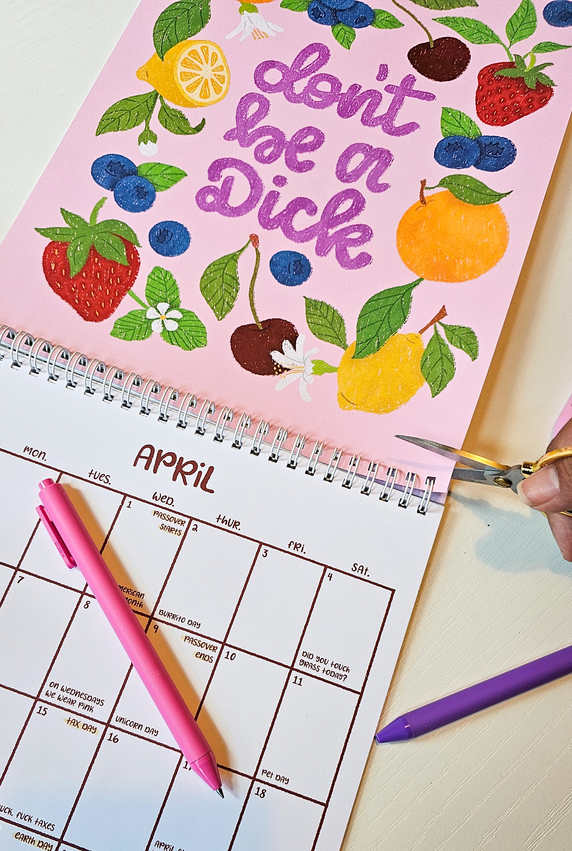 2026 Here We Fucking Go Again Calendar