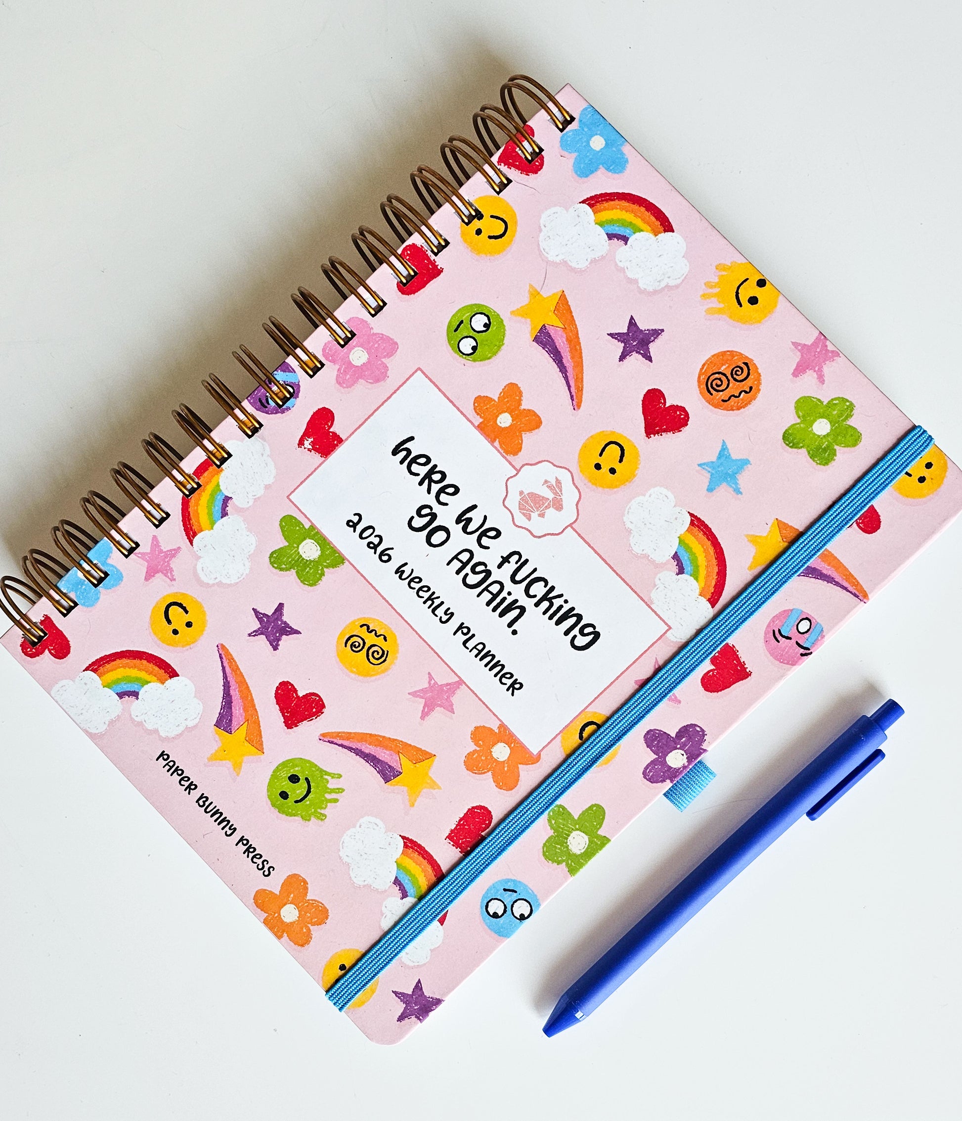 PRE-ORDER: 2026 Here We Fucking Go Again Planner