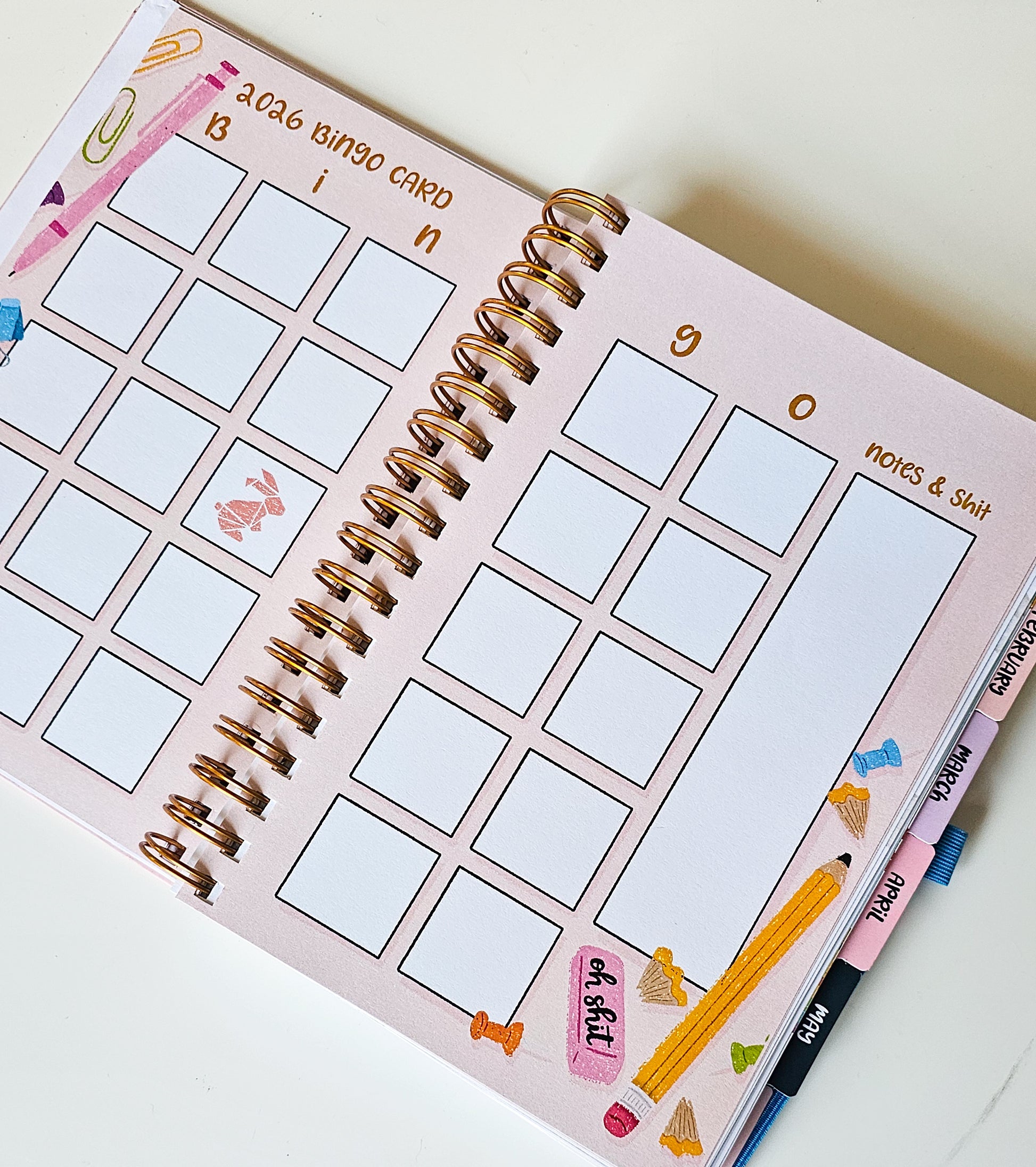 PRE-ORDER: 2026 Here We Fucking Go Again Planner