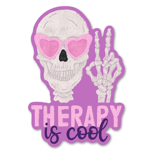 Therapy is Cool Sticker