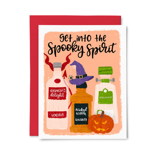 Spooky Spirit Greeting Card