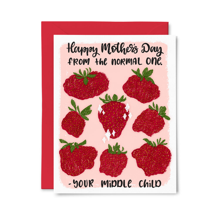 Middle Child Mother's Day Greeting Card