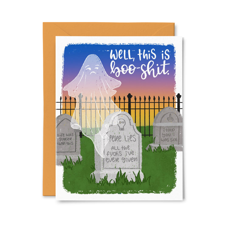 This is Boo-Shit Greeting Card