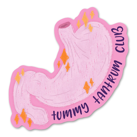 Tummy Tantrum Club Sticker