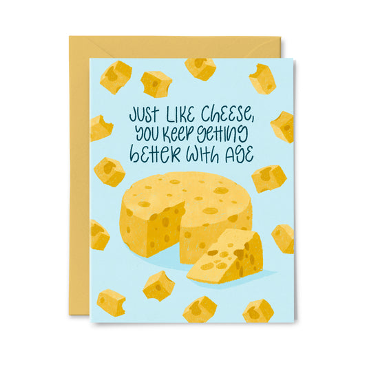 Cheese Birthday Greeting Card