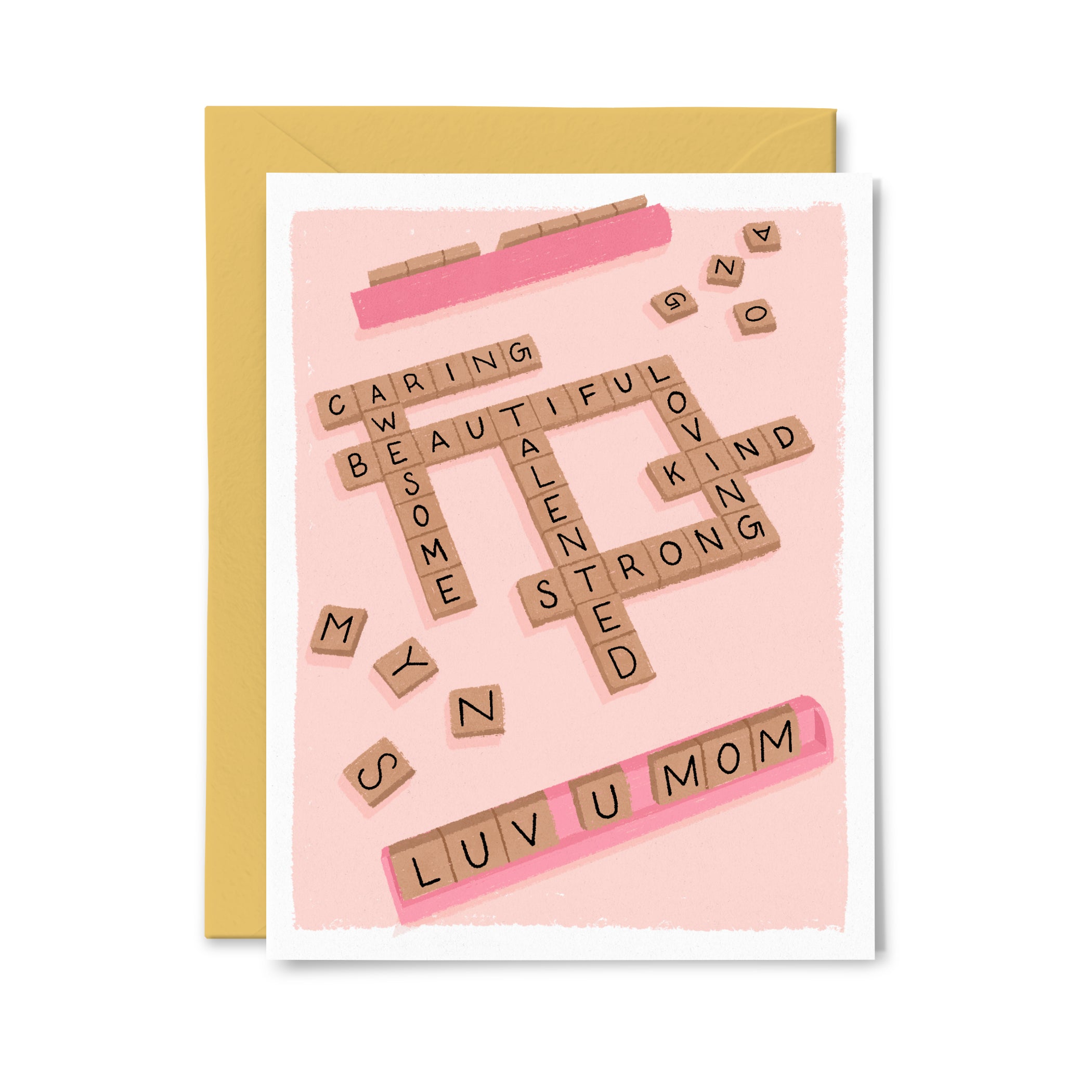 Love You Mom Greeting Card