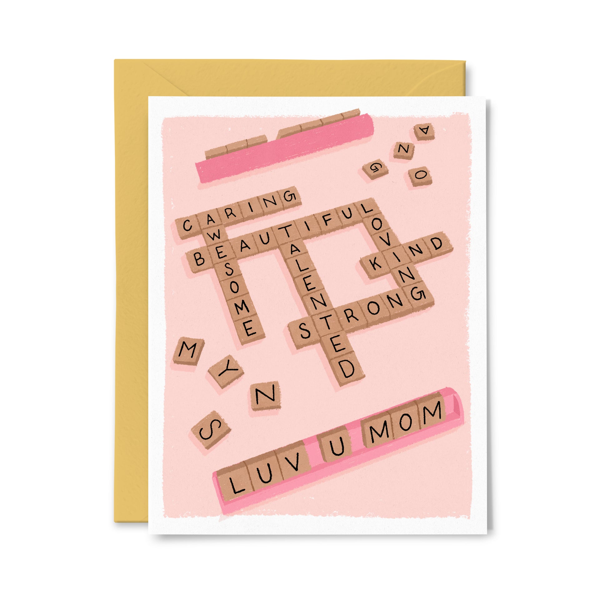 Love You Mom Greeting Card