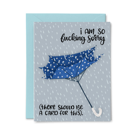 I'm so Fucking Sorry Greeting Card