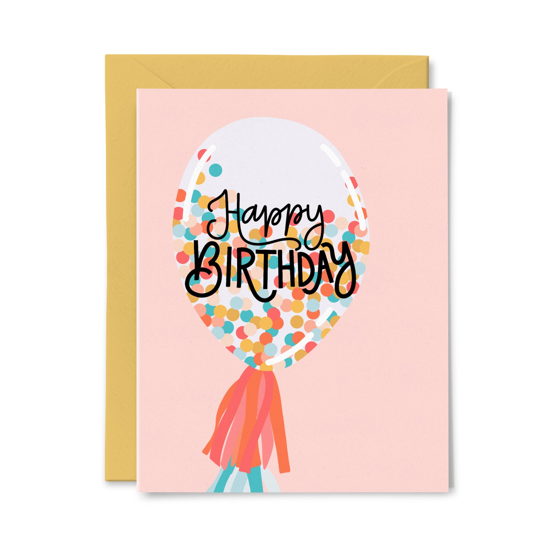 Happy Birthday Balloon Greeting Card