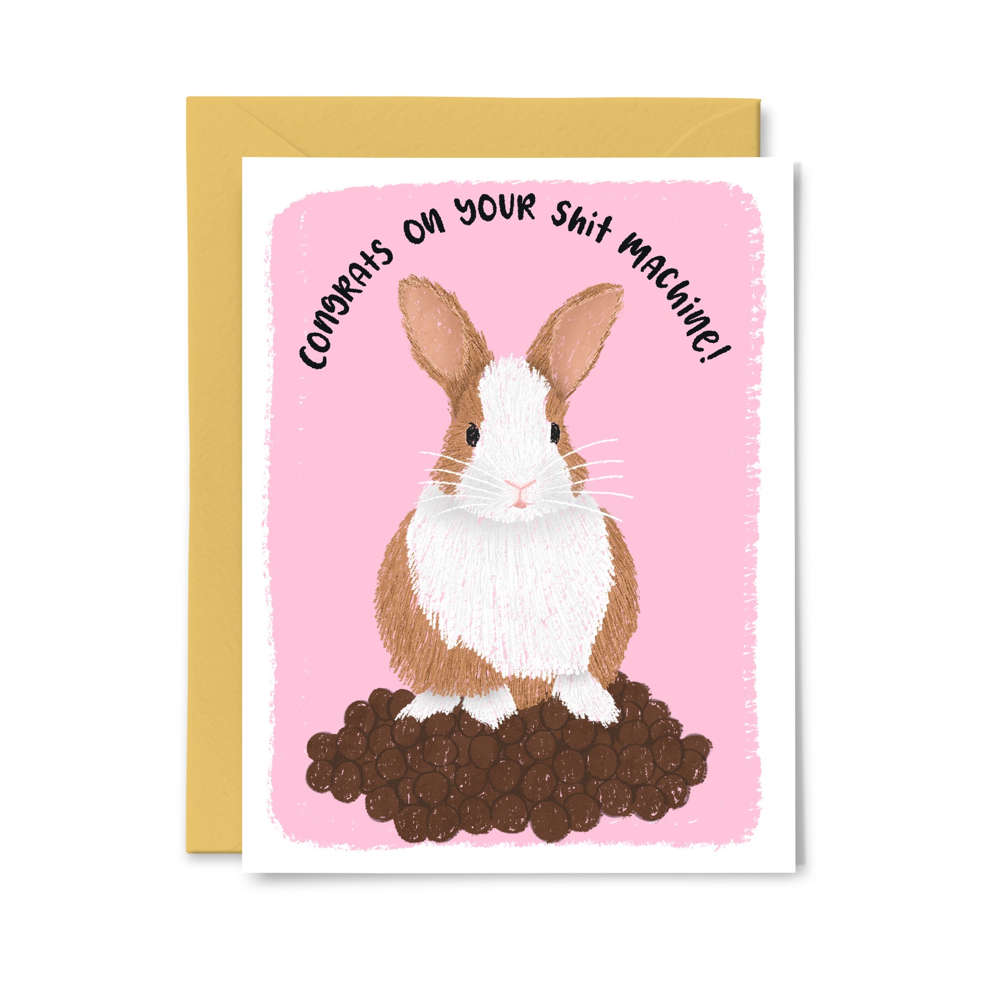 Congrats on your Shit Machine Greeting Card