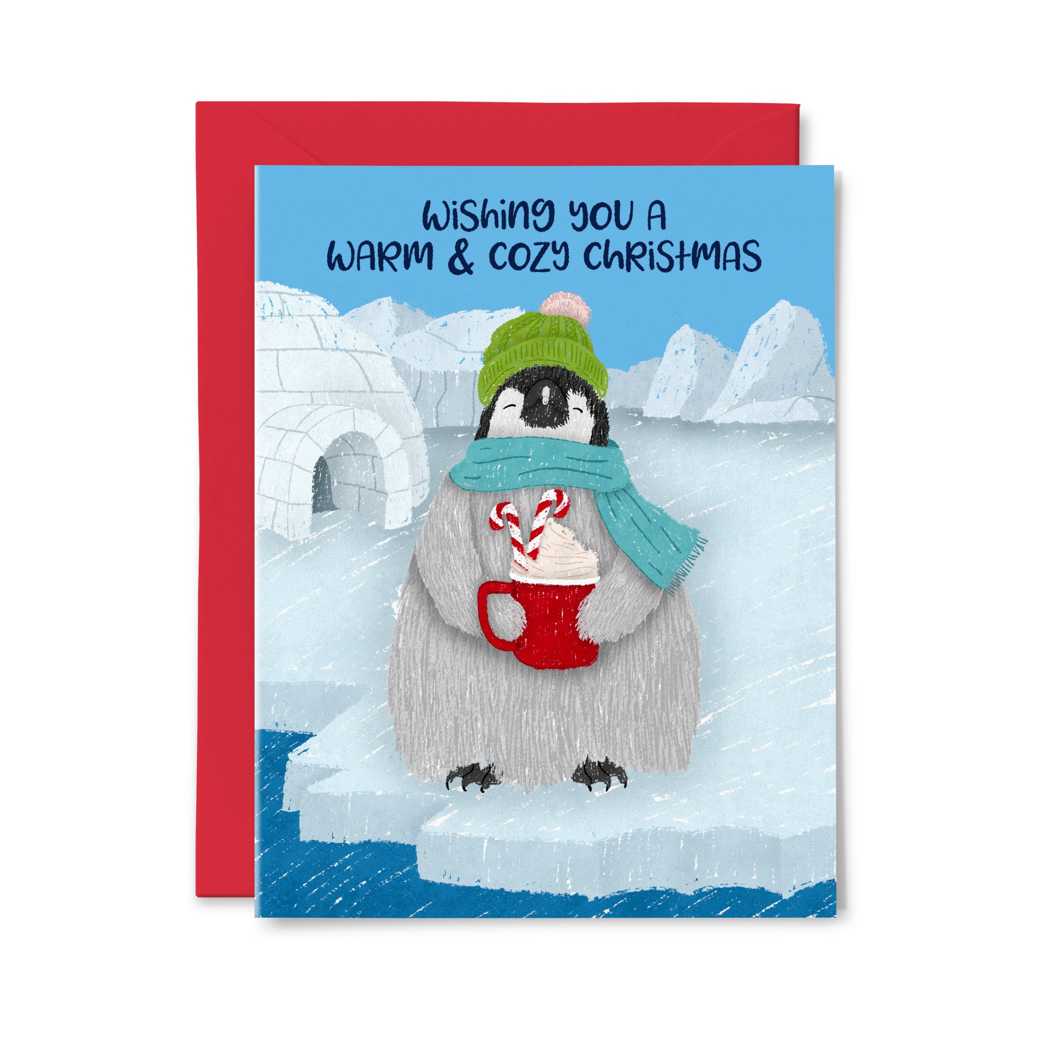 Warm and Cozy Christmas Greeting Card