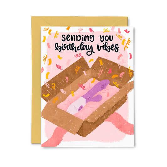 Birthday Vibes Greeting Card