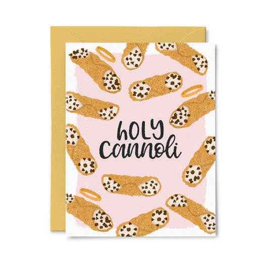 Holy Cannoli Greeting Card