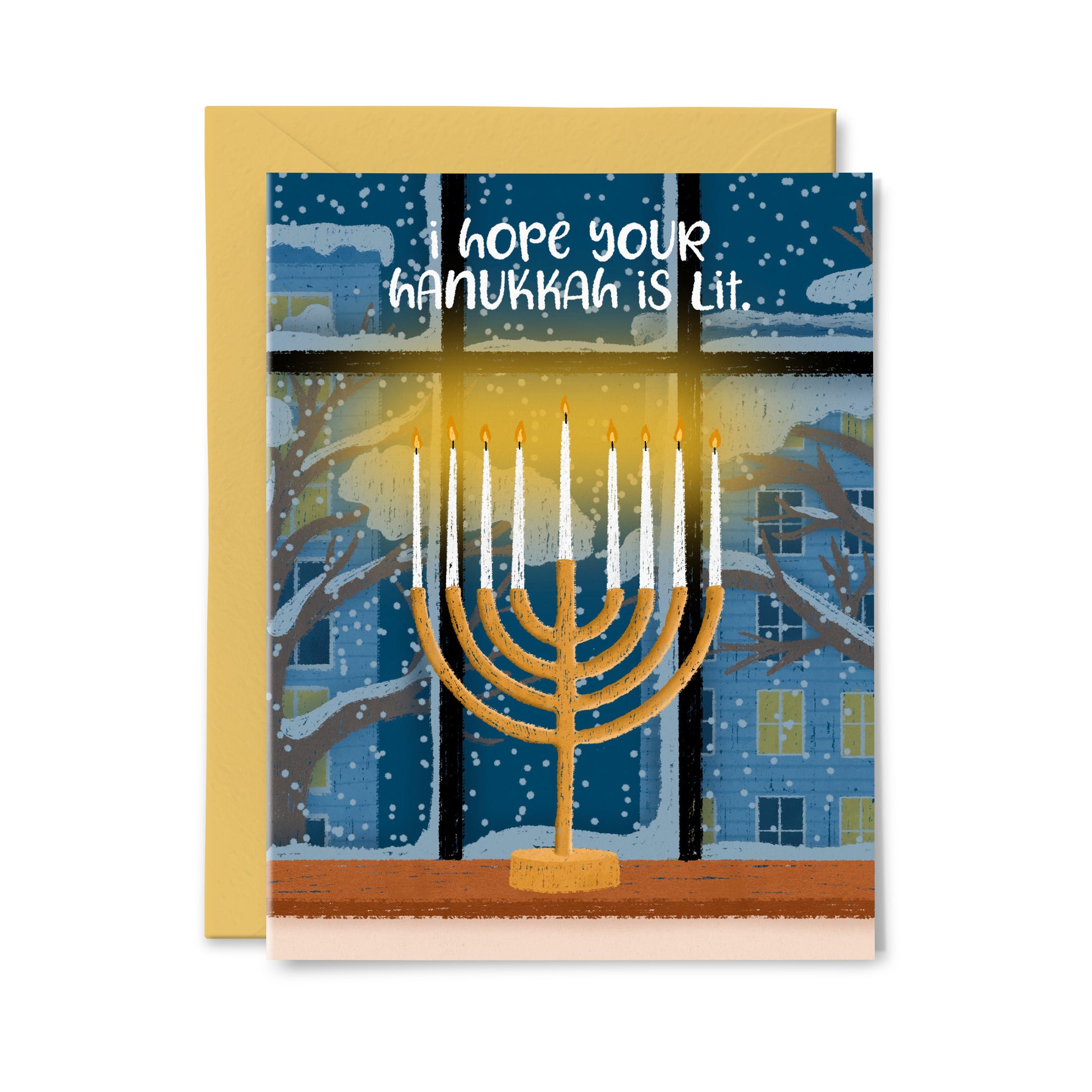 I Hope your Hanukkah is Lit Greeting Card