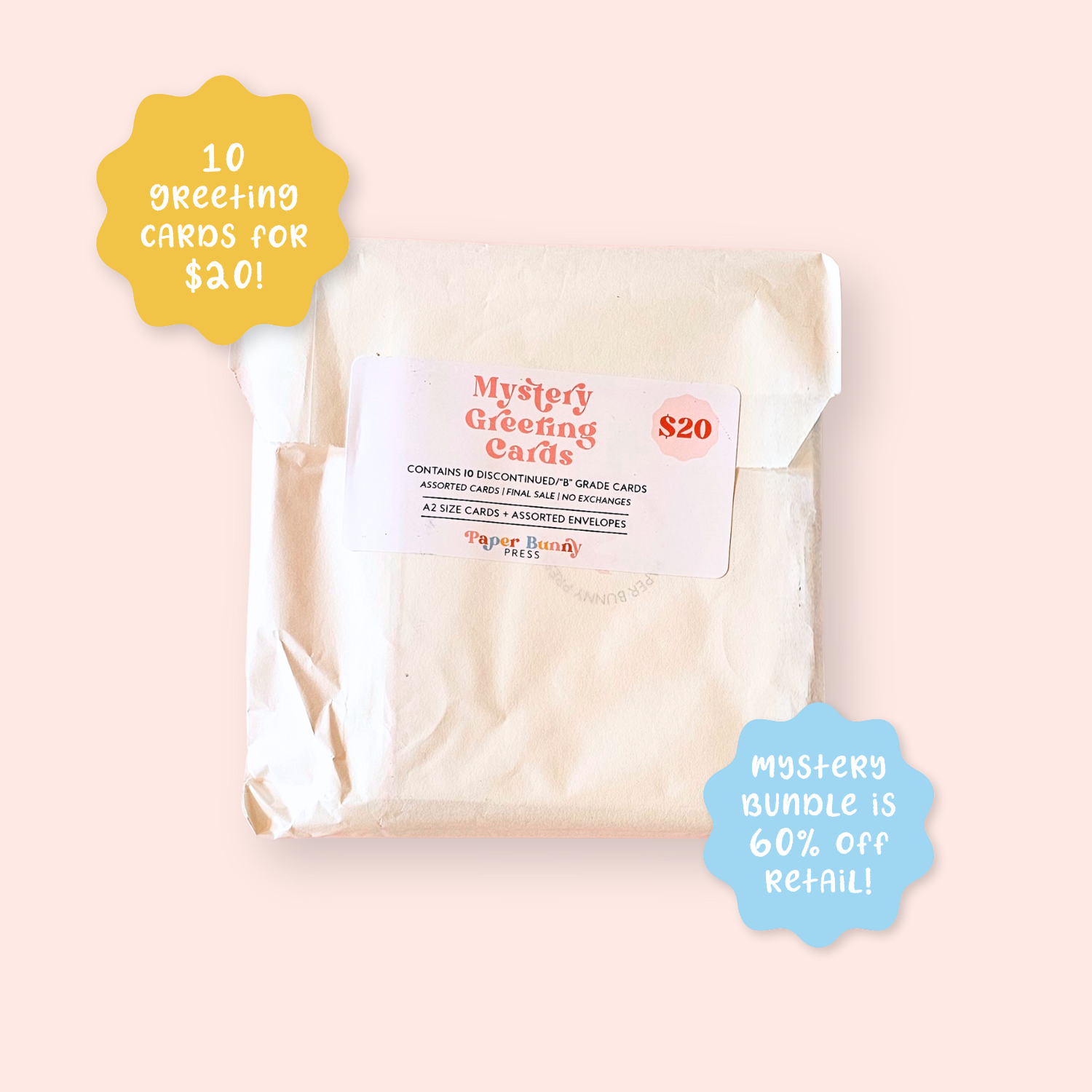 MYSTERY Greeting Card Pack