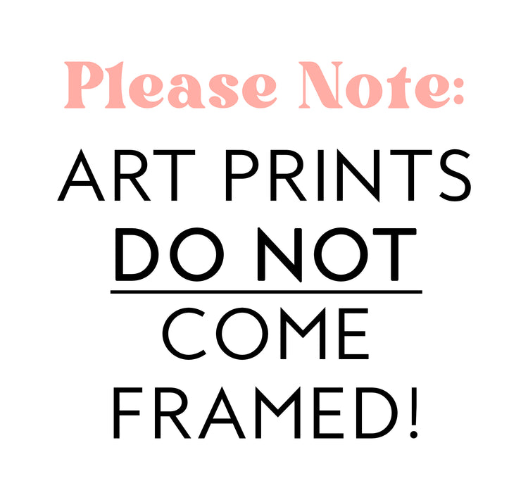 How About No Art Print