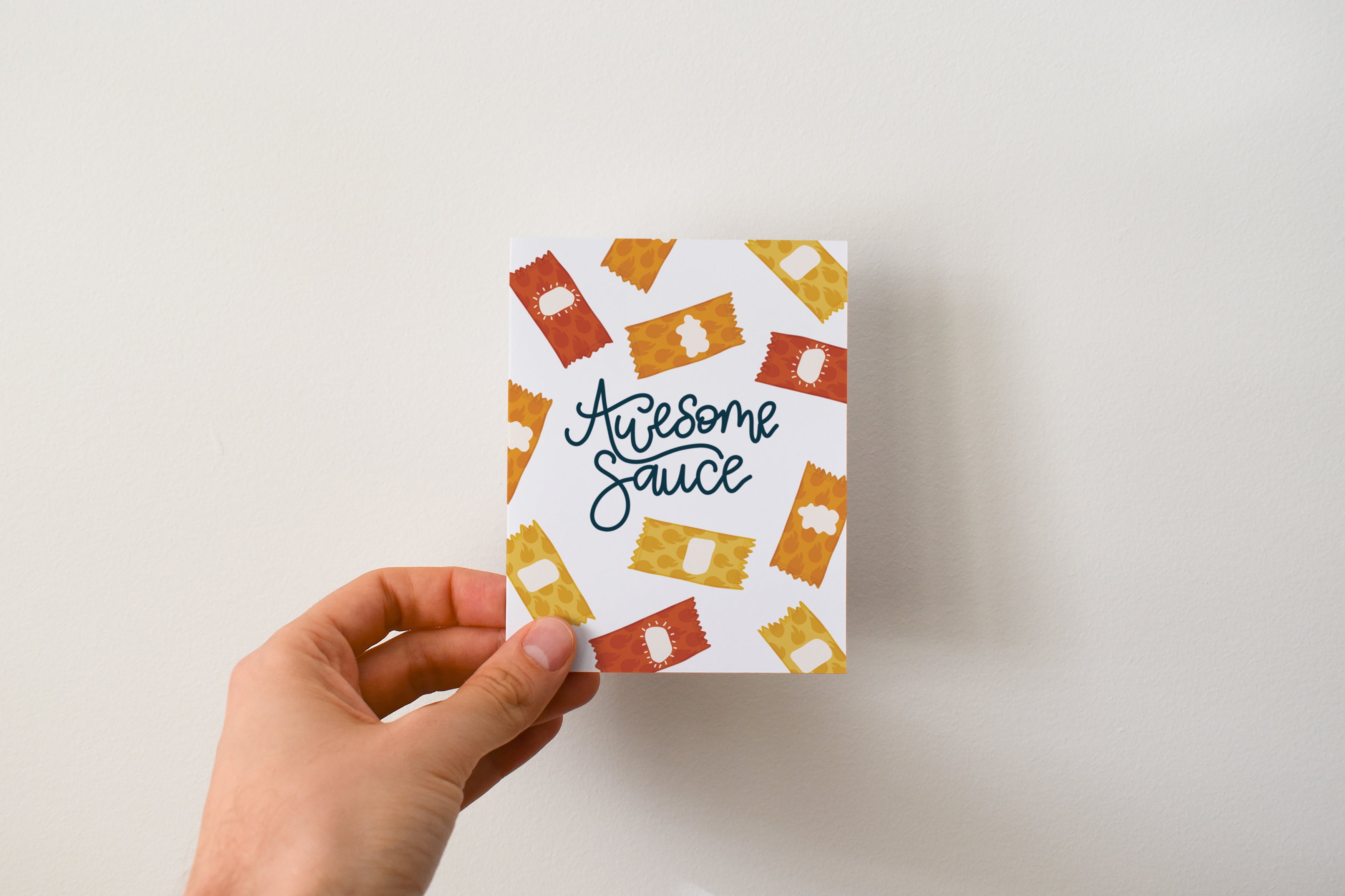 Awesome Sauce Greeting Card